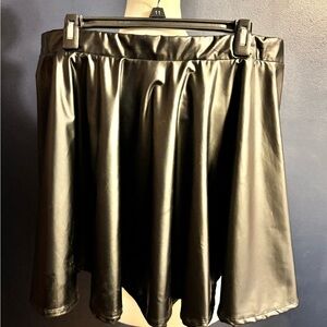 Fashion Nova Black Skater Skirt